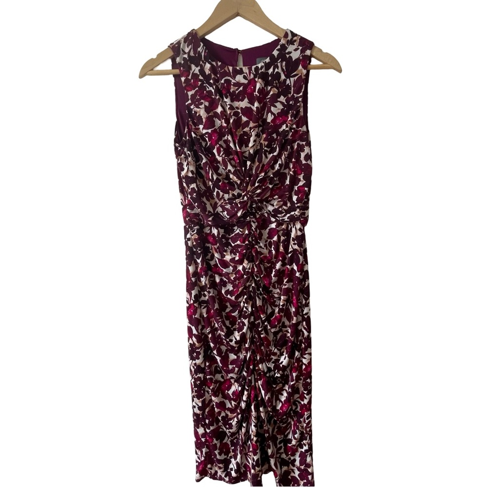 Printed Knit Dress with Knotted Center
